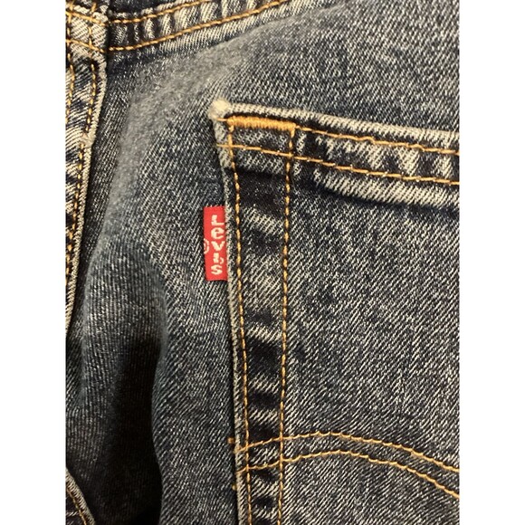 Levi's 505 Mens Regular Fit Med Wash Blue Denim Jeans Sz 38x30 - Picture 5 of 14